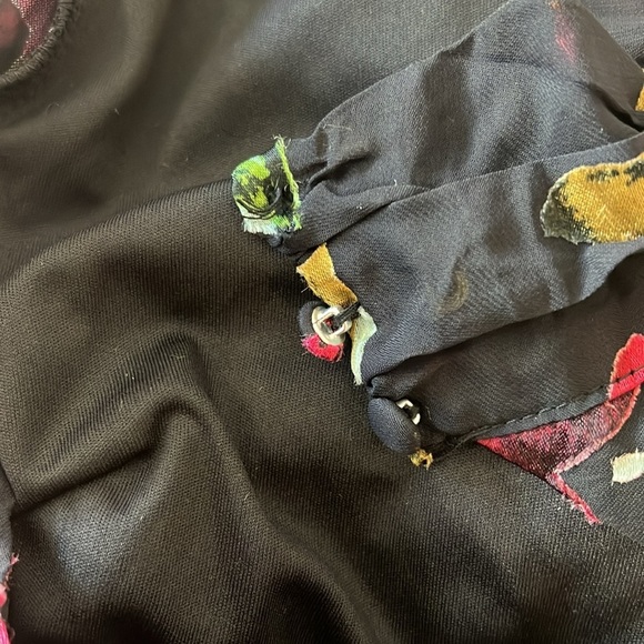 Graceful Arrival Black Floral Burnout Backless Maxi Dress - Picture 9 of 11